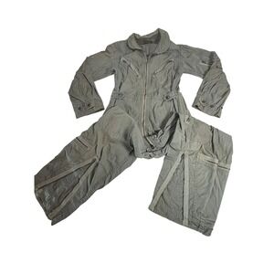 1959 Berger USAF Flight Suit K-1 Med Short Military Pilot Coveralls MIL-S-6265C